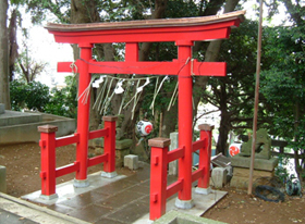 熊野神社鳥居（千葉県船橋市）