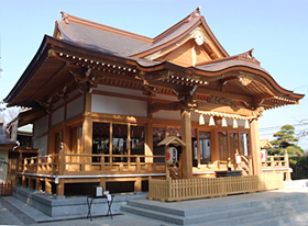 道野辺八幡神社外拝殿（千葉県鎌ヶ谷市）2