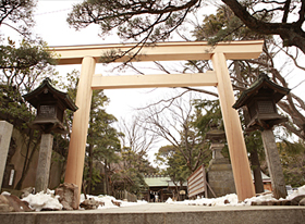 船橋大神宮二ノ鳥居（千葉県船橋市）