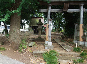 安房栖神社の施工前