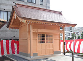 津田沼八坂神社 御社殿・鳥居 新築工事