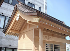 神社がほぼ完成