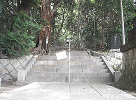小山浅間神社の入口