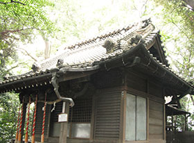 小山浅間神社の拝殿