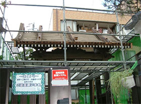 山門の施工事例1(施工前)