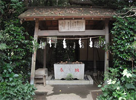 手水舎の施工事例1(施工前)