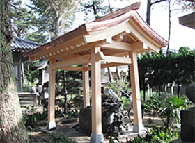 茂呂神社手水舎新築工事